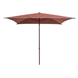 Hay - Terrazza Parasol - Square - Hvid/burgundy